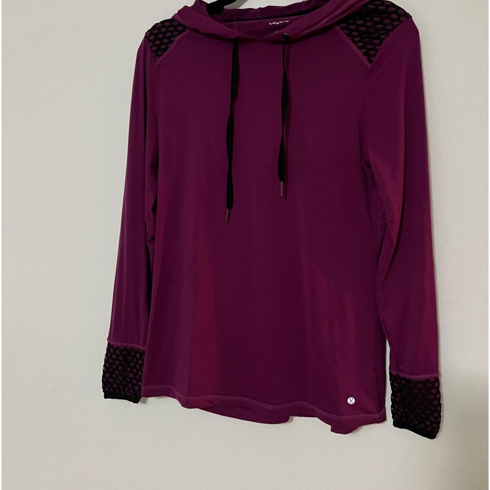 dark purple workout sweater